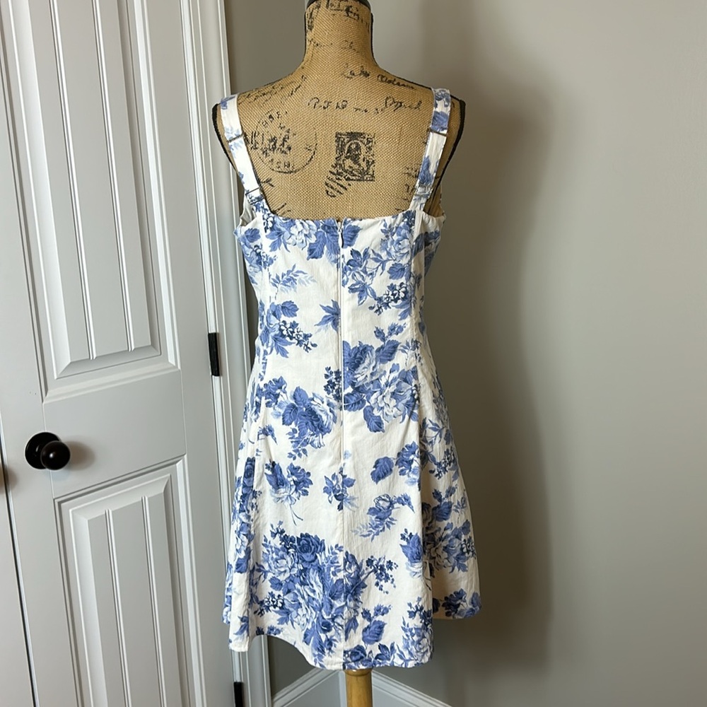 Abercrombie and Fitch Stretch Cotton A-Line Mini Dress (Size LT) - Picture 8 of 14